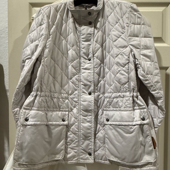 Coach Jackets & Blazers - Coach Quilted Puffer Jacket in Light Gray